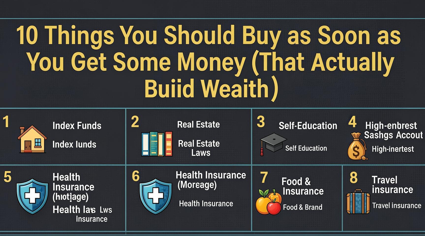 10 Things You Should Buy as Soon as You Get Some Money