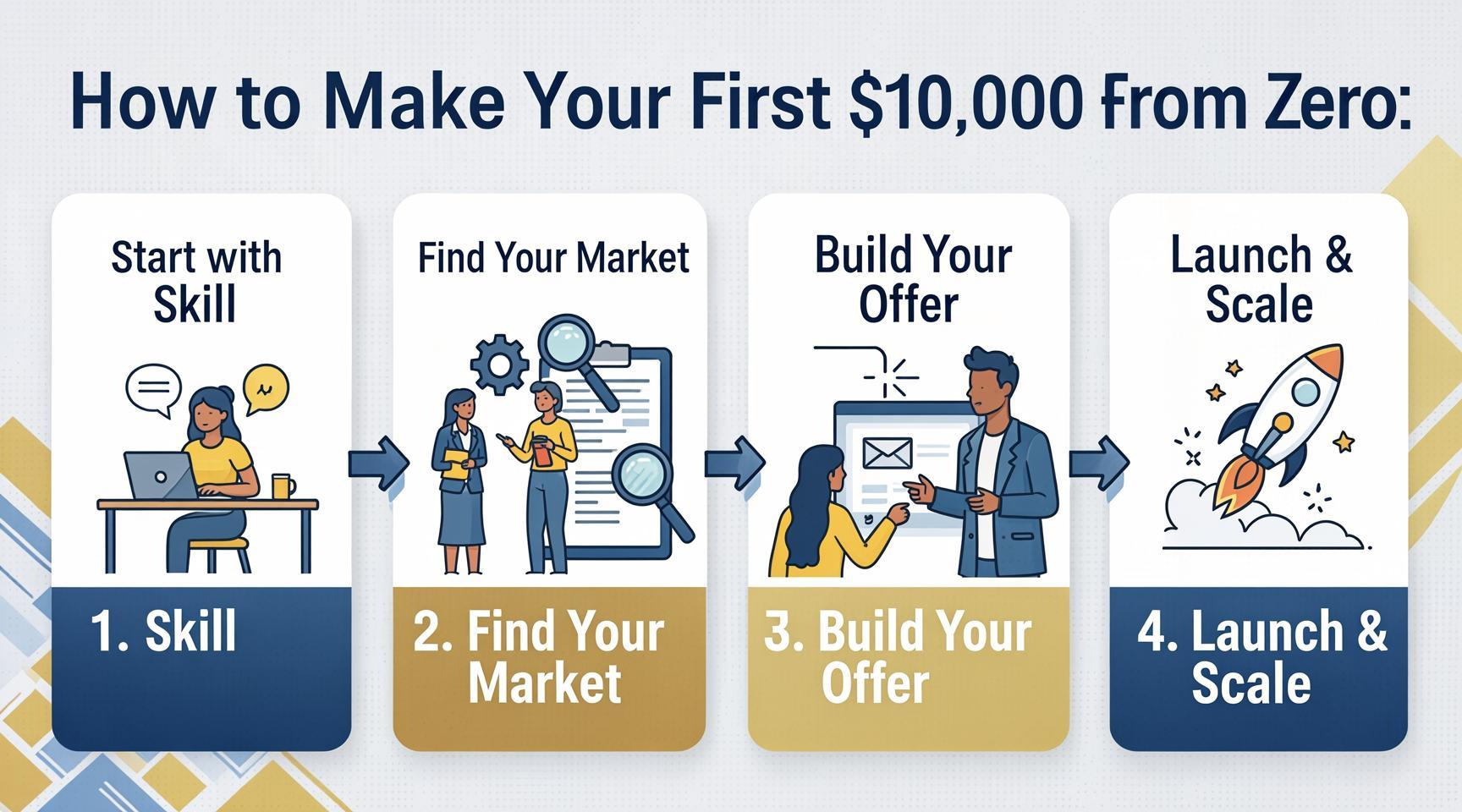 How to Make Your First $10,000 From Zero