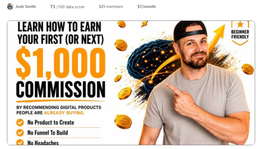 $1k Commission Blueprint Review 2026: $7/mo Affiliate Marketing