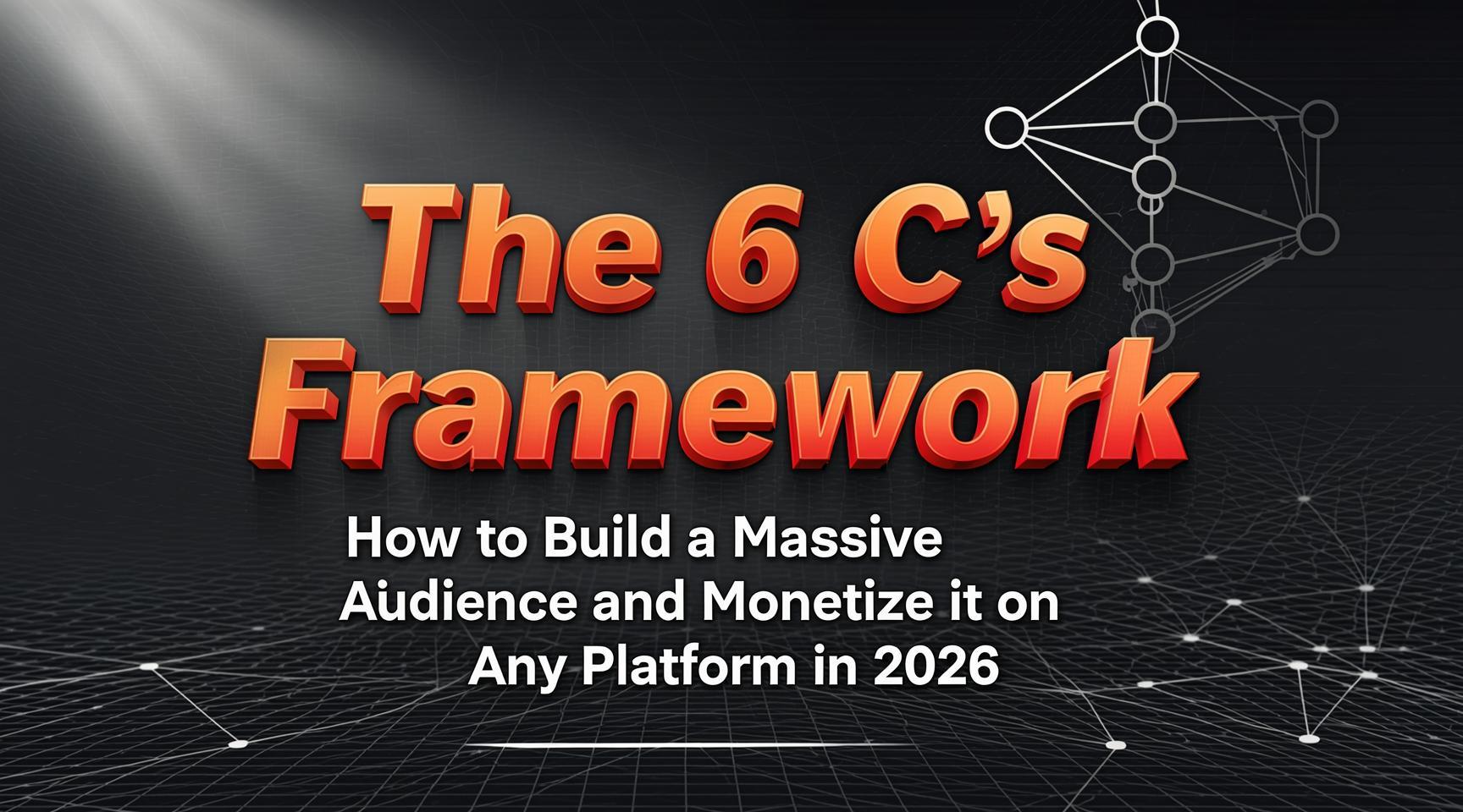 The 6 C's Framework: How to Build a Massive Audience and Monetize It on Any Platform in 2026