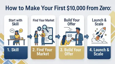 How to Make Your First $10,000 From Zero