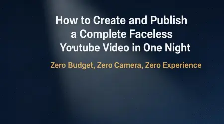 How to Create and Publish a Complete Faceless YouTube Video