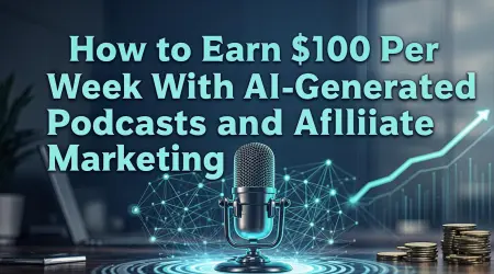 How to Earn $100 Per Week With AI-Generated Podcasts and Affiliate Marketing