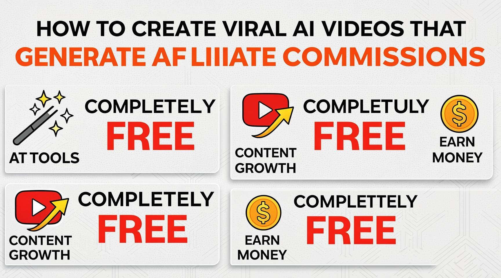 How to Create Viral AI Videos That Generate Affiliate Commissions—Completely Free